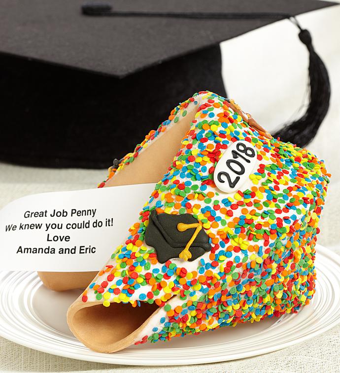 Personalized Gigantic Graduation Fortune Cookie - Personalized Gigantic Graduation Fortune Cookie