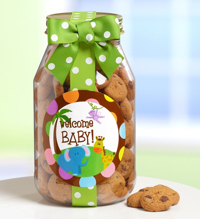 Welcome Baby! Chocolate Chip Cookie Jar-Welcome Baby! Chocolate Chip Cookie Jar
