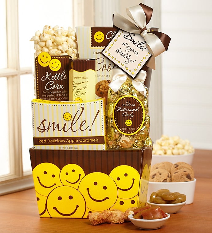 Smile It's Your Birthday Gift Basket
