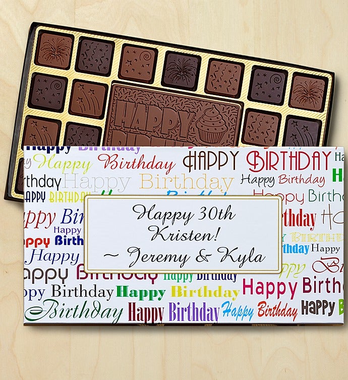 Birthday Personalized Chocolate Box