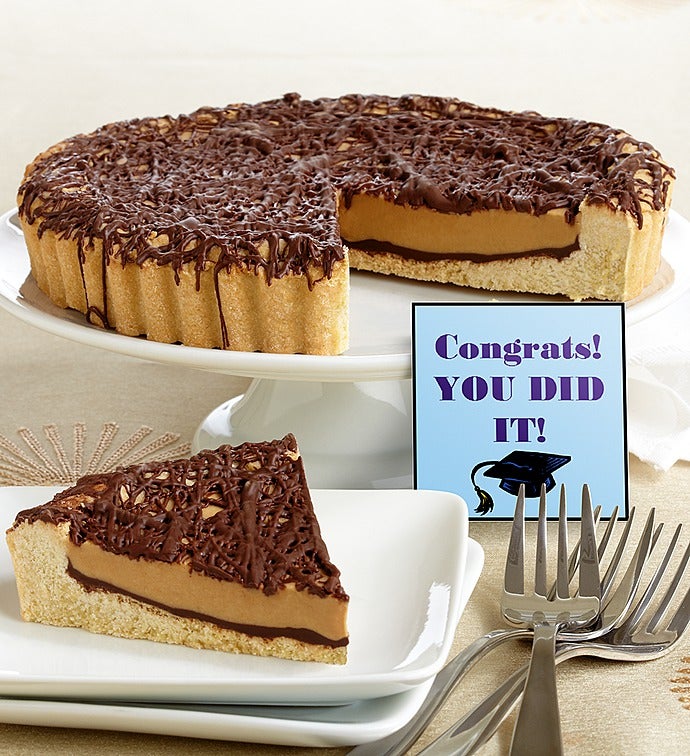 Congrats Grad! Peanut Butter Cup Cookie Pie