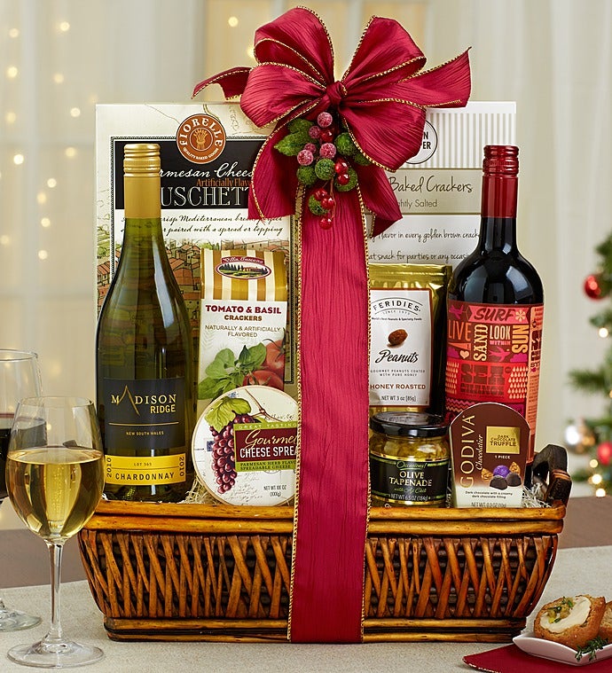 Fruitful Vineyards Wine Gift Basket