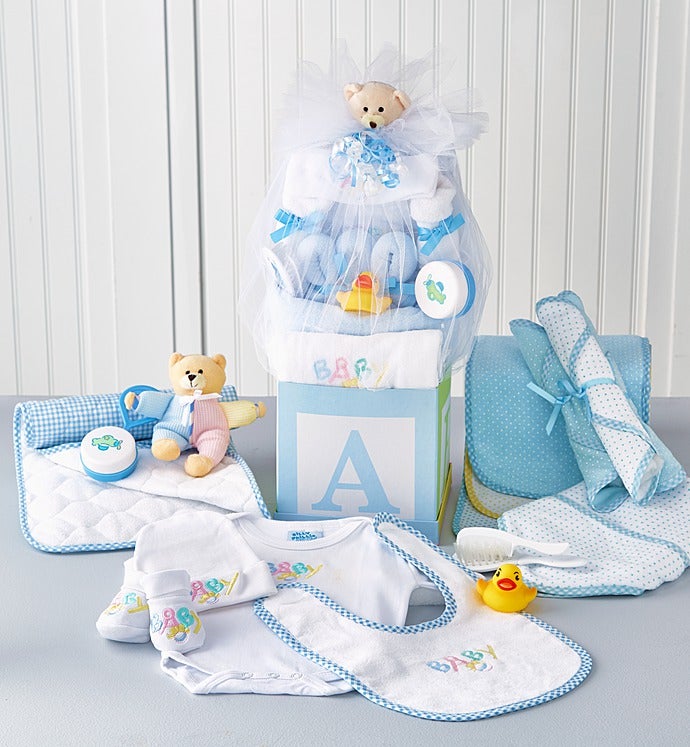 B-Is-For-Baby Boy Gift Block-B-Is-For-Baby Boy Gift Block-Deluxe