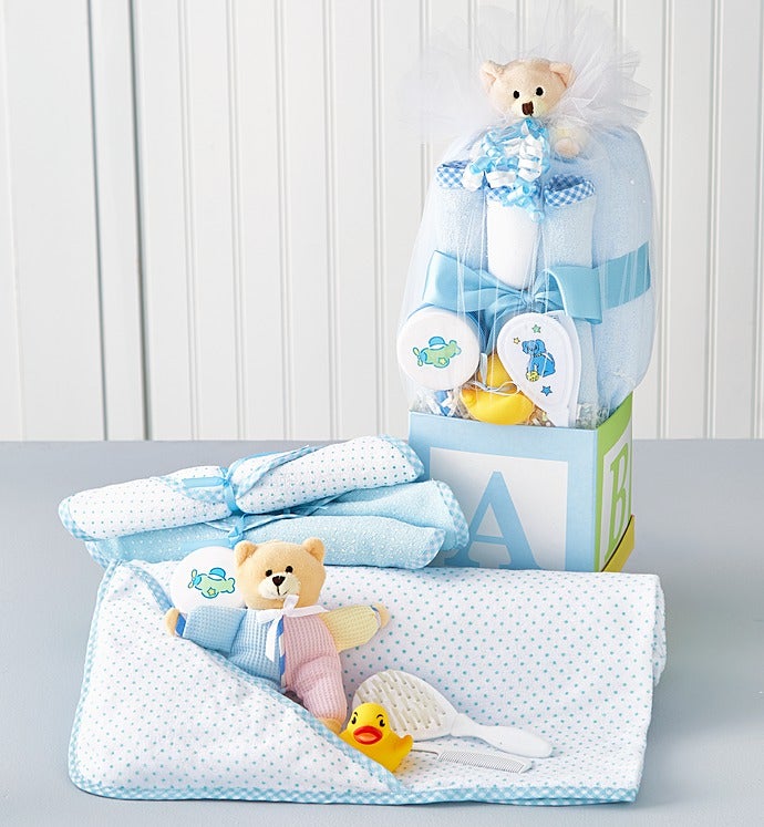 B-Is-For-Baby Boy Gift Block-B-Is-For-Baby Boy Gift Block-Large