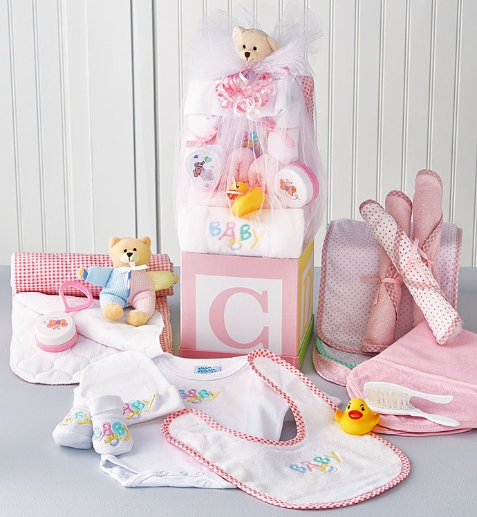 B-Is-For-Baby Girl Grand Gift Block-B-Is-For-Baby Girl Grand Gift Block