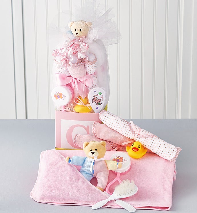 B-Is-For-Baby Girl Gift Block-B-Is-For-Baby Girl Gift Block-Large