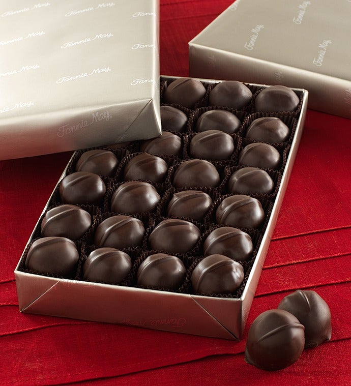 Fannie May® Vanilla Buttercream Chocolates-Fannie May® Buttercreams - Dark 1 Lb