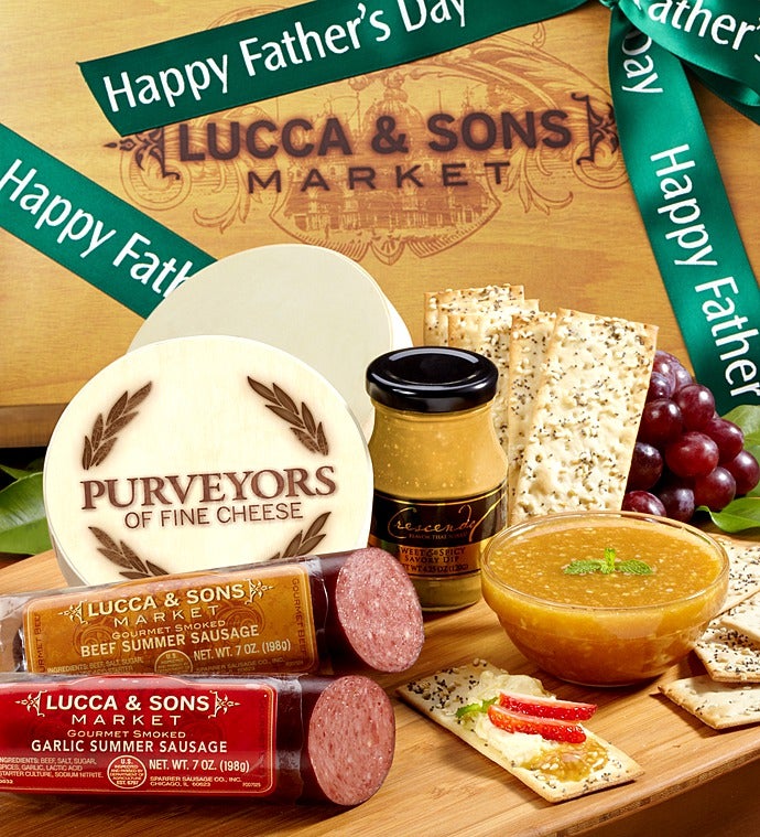 Lucca & Sons™ Fathers Day Sausage & Cheese Box