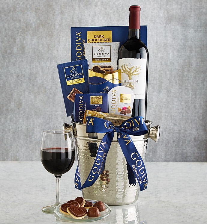 Cheers to Godiva! Chocolates & Wine Gift Chiller