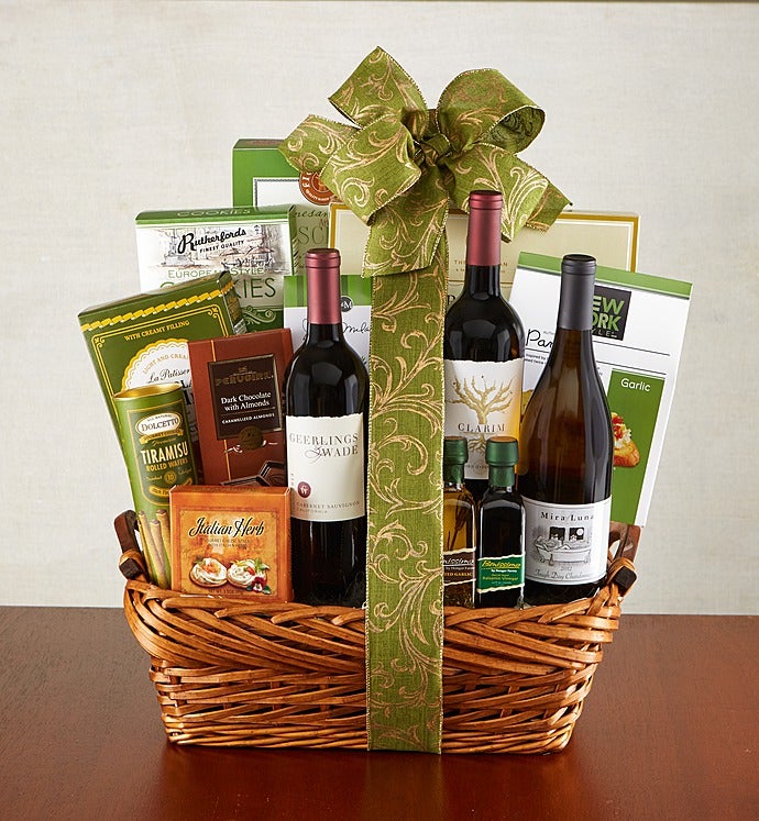 Special Celebration Wine and Gourmet Basket