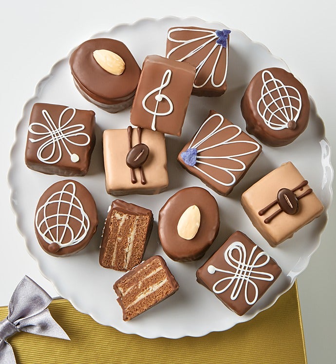 Decadent Chocolate Petits Fours-Decadent Chocolate Petits Fours - Classic 12Ct
