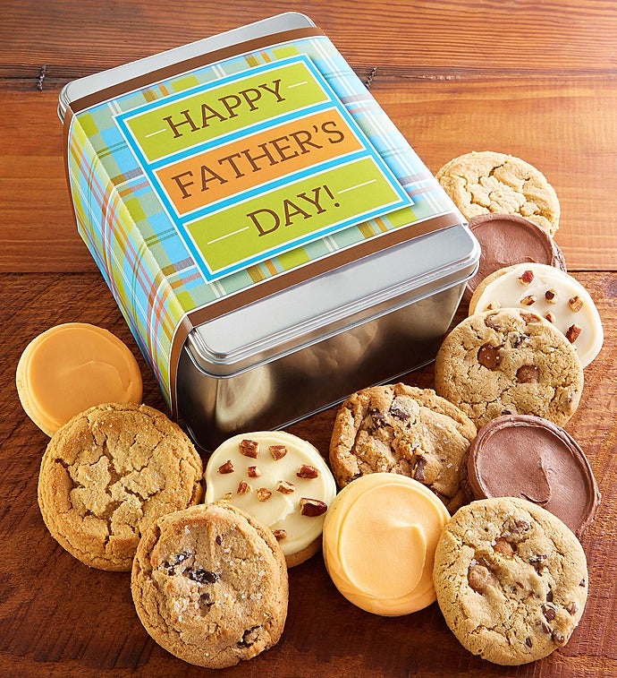 Cheryl&#39;s Happy Father&#39;s Day Cookie Tin
