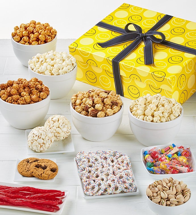 The Popcorn Factory Smiley Dot Sampler-The Popcorn Factory Smiley Dot Sampler-Jumbo