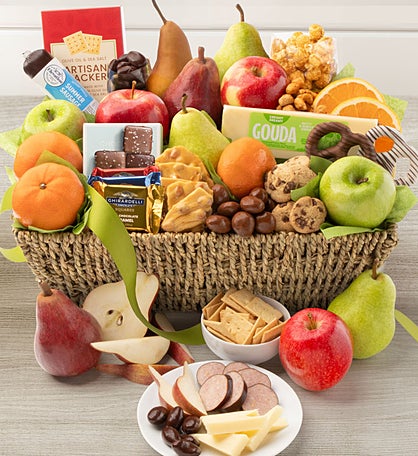 Distinctive Fruit Basket & Sweets Gift
