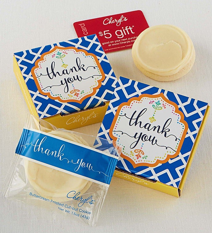 Cheryl's Thank You Cookie Card - Cheryl's Thank You Cookie Card