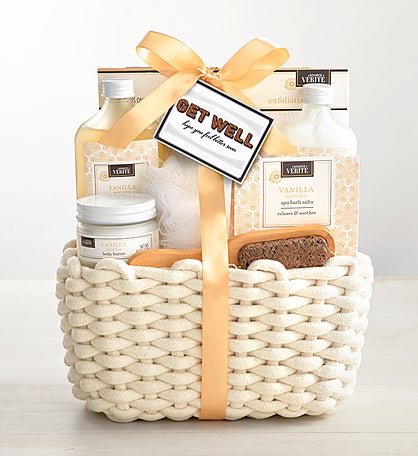 Healing Thoughts Vanilla Bliss Spa Basket