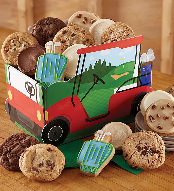 Cheryl's Father's Day Golf Cart Box With Cookies - Cheryl's Father's Day Golf Cart Box With Cookies