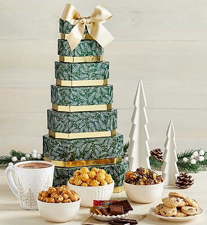 Golden Elegance Tower with Ghirardelli