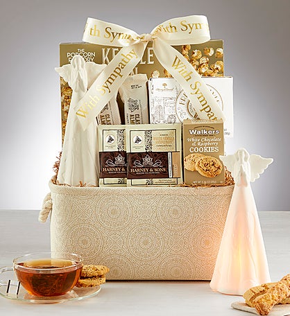 Moments of Reflection Basket with Angel Light