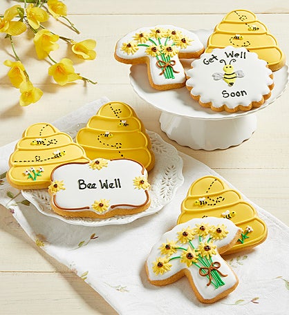 Bee Well Soon! Artisan Iced Cookies