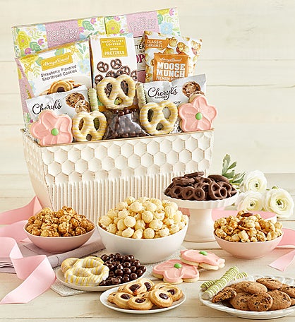 Full Bloom Sweet Treats Basket