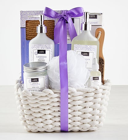 Denarii Lavender Spa Gift Basket