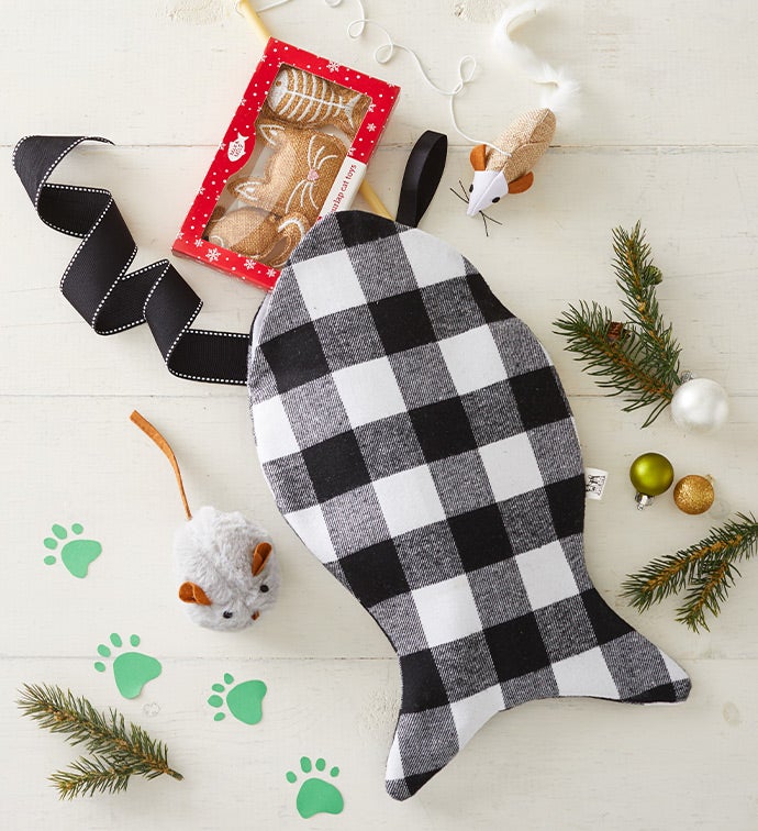 Max & Milo® Cat Holiday Essentials Stocking