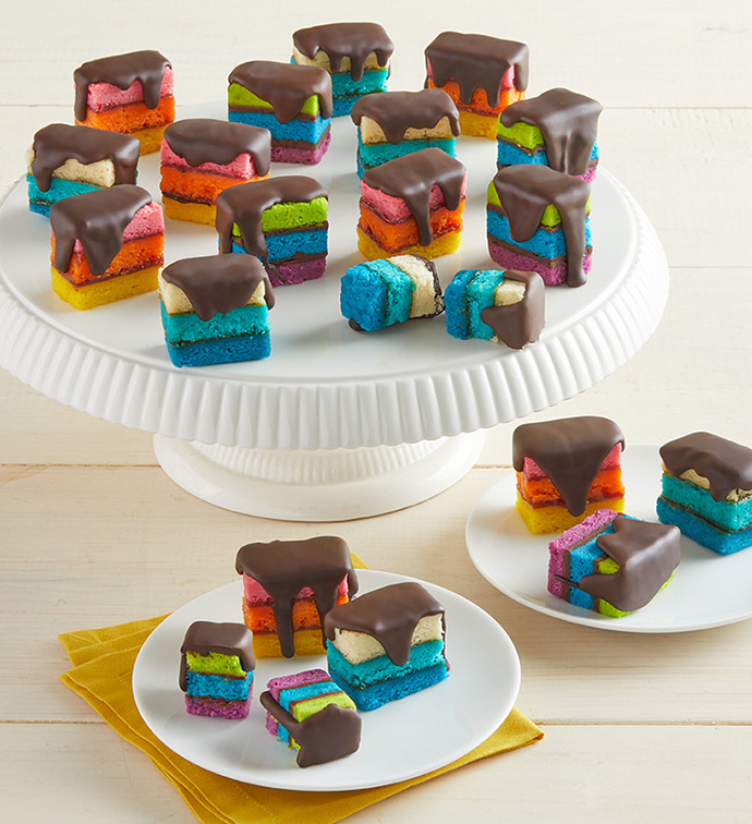 Zola Bakes Assorted Rainbow Cookies