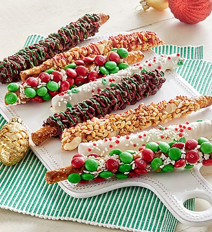 Festive Holiday Caramel Pretzels