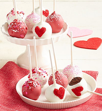 Decadent Happy Valentine’s Day Truffle Cake Pops
