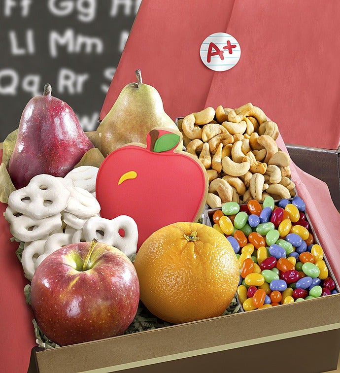 Back To School Fruit & Sweets Gift Box-Back To School Fruit & Sweets Gift Box