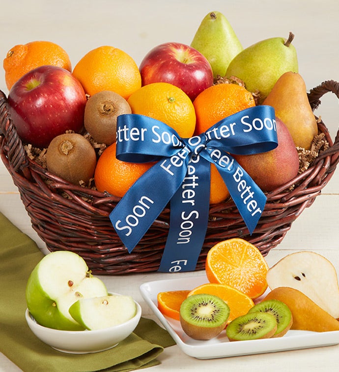 Premier Fruit Get Well Gift Basket