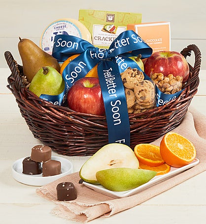 Vintage Get Well Fruit Gift Basket