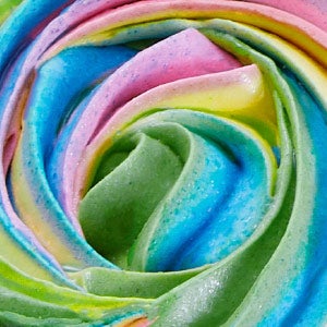 Treasured Tie Dye Artisan Cupcakes