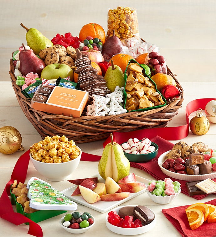 Holiday Gathering Fruit &amp; Sweets Basket