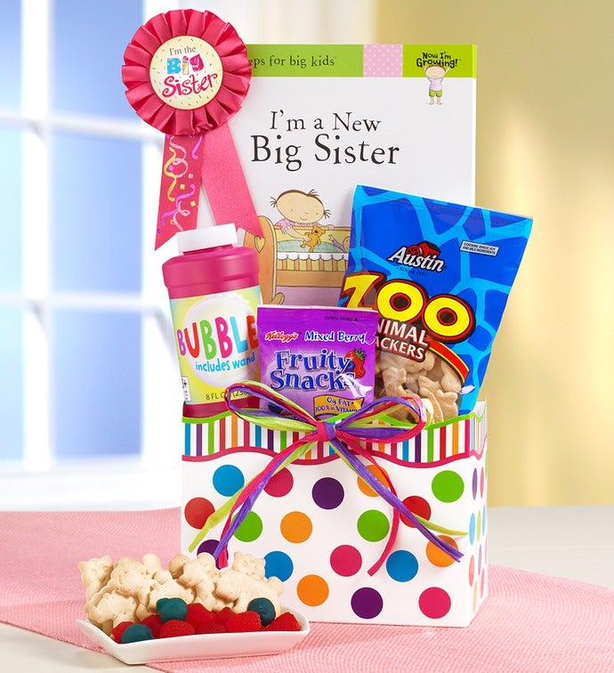 I'm a Big Sister Gift Basket with Book