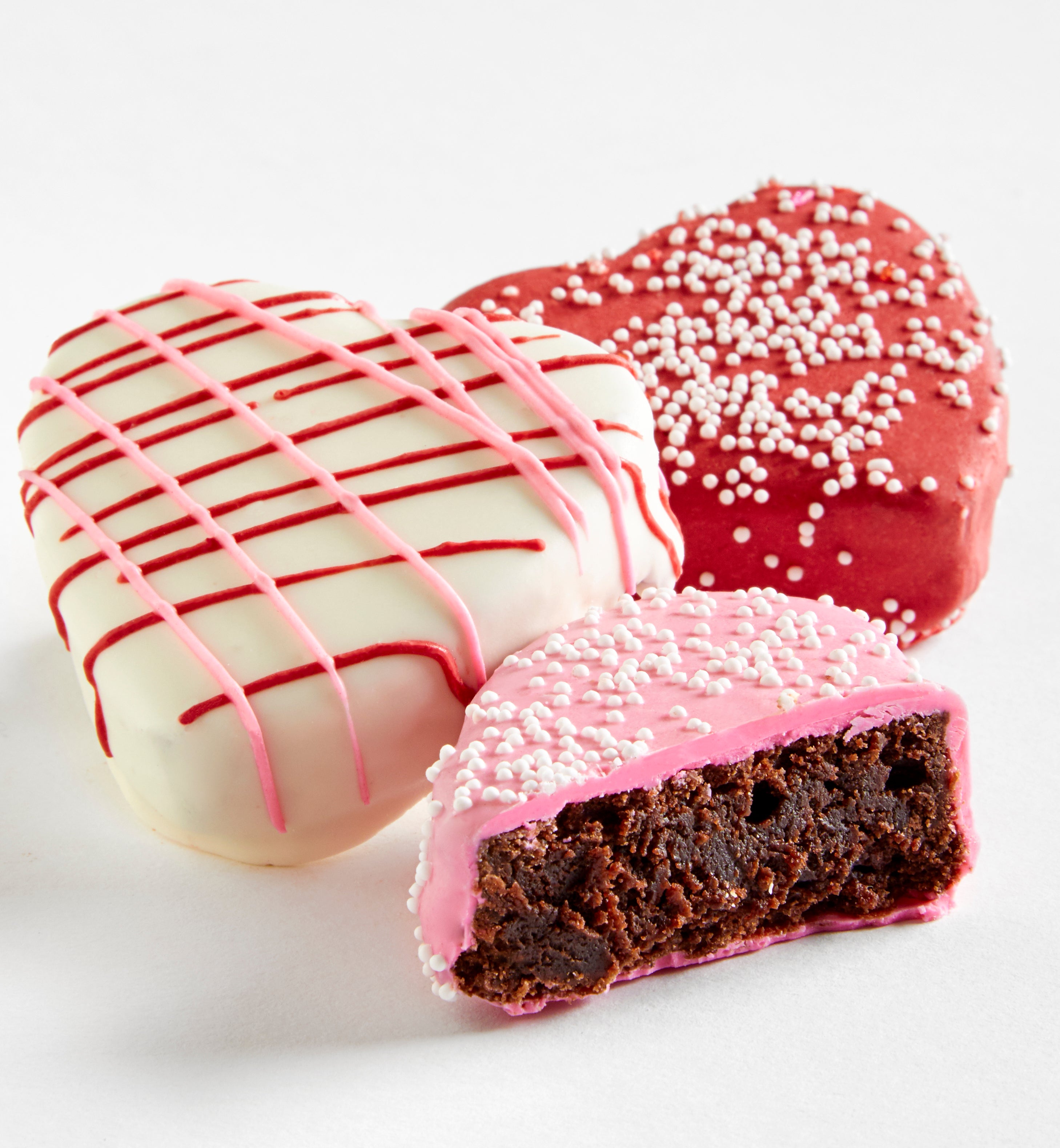 Rich & Delicious Heart-Shaped Brownie Cakes