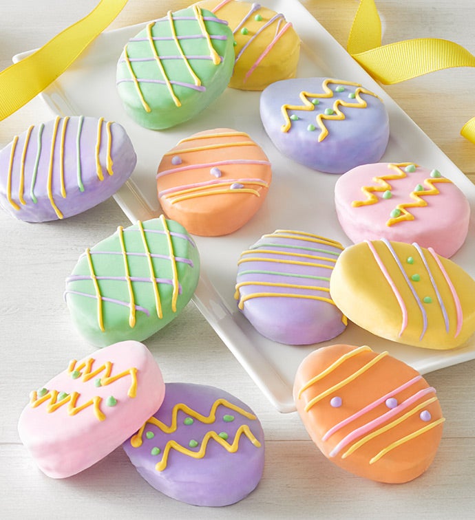 Rich Easter EggShaped Mini Brownie Cakes