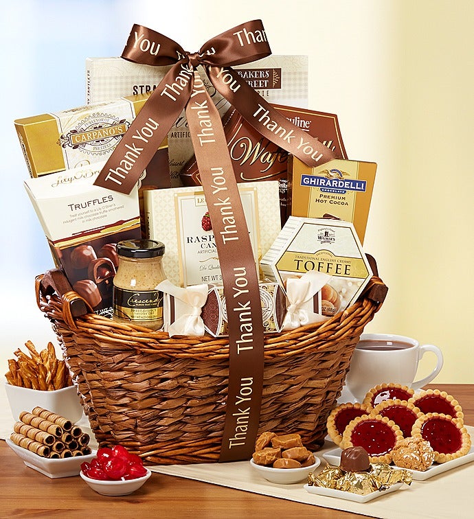Thank You Tranquil Afternoon Gift Basket