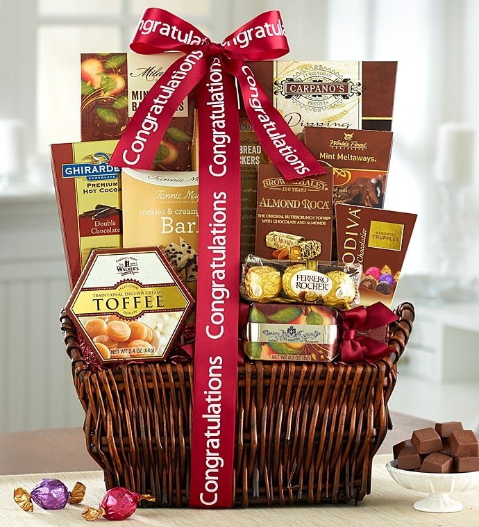 Congratulations Deluxe Balsam Gift Basket From 1 800
