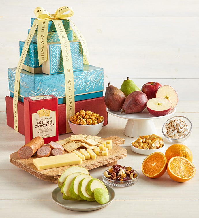 With Love &amp; Support Sympathy Fresh Fruit Tower