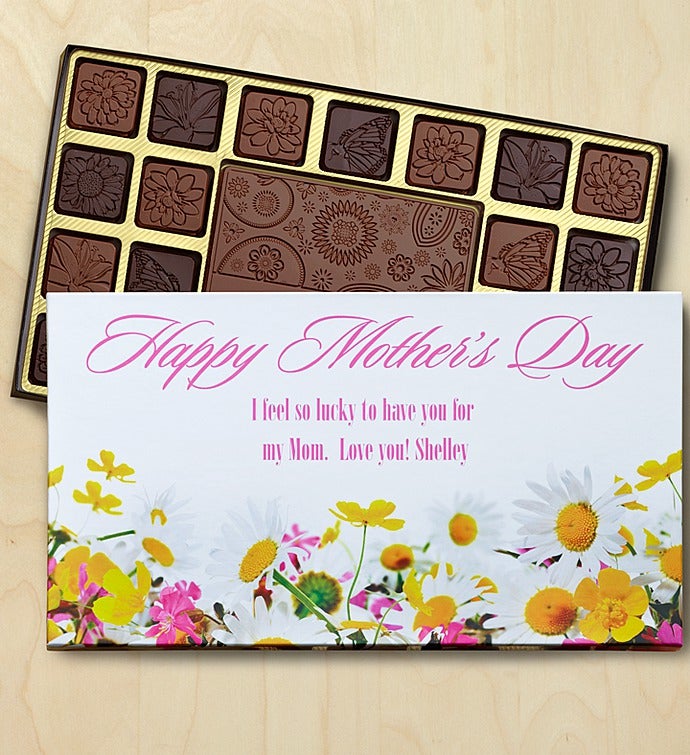 Mothers Day Personalized Chocolate Box