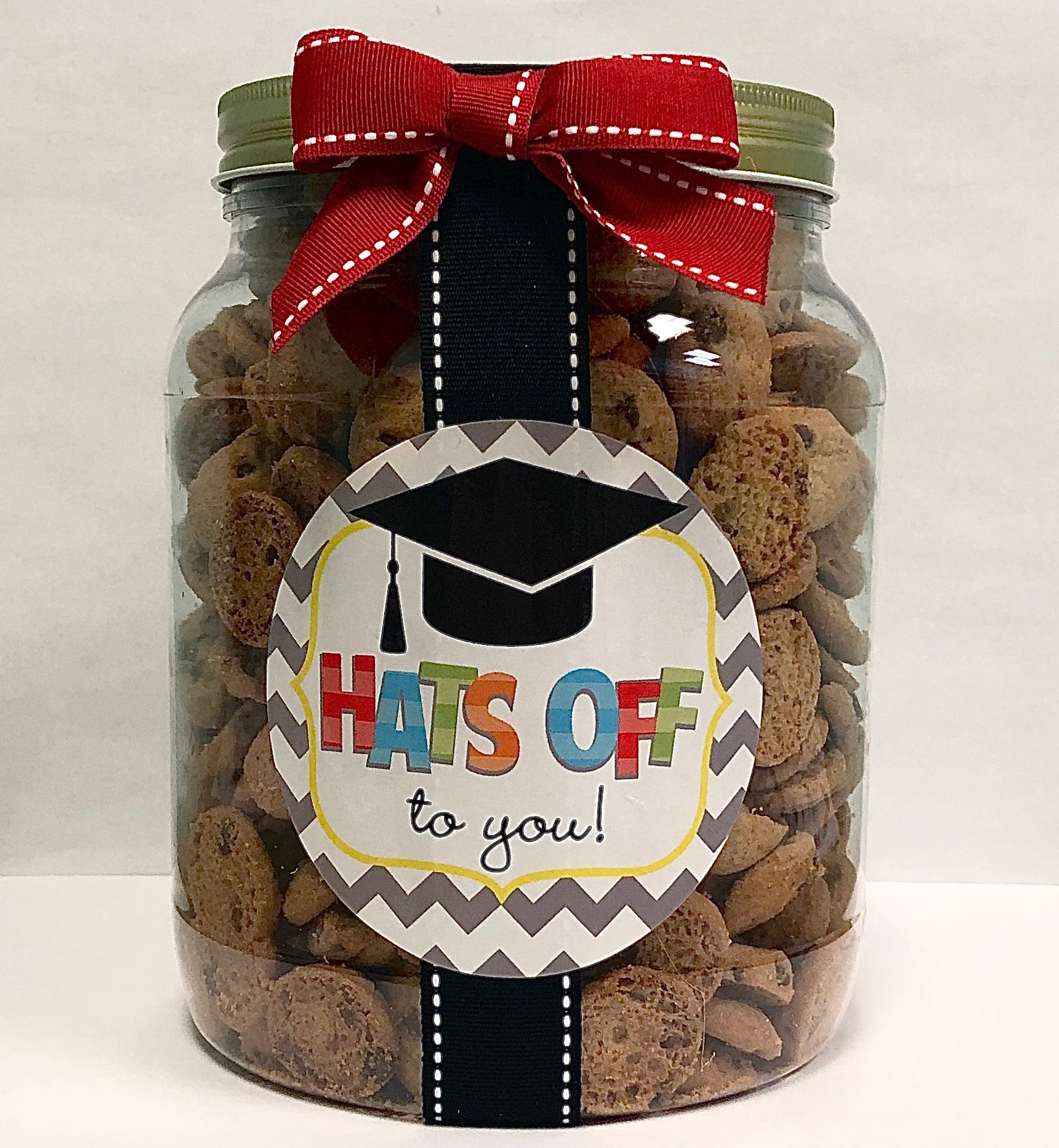 Hats Off to You, Grad! Chocolate Chip Cookie Jar