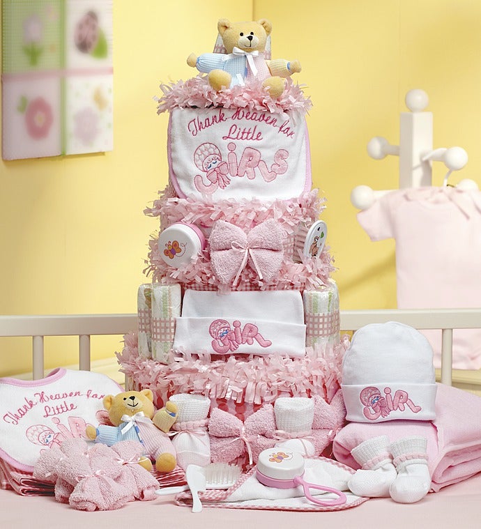 35 Adorable and Sweet Baby Shower Cakes for Girls