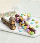 Gourmet Caramel and Chocolate Pretzel Rods