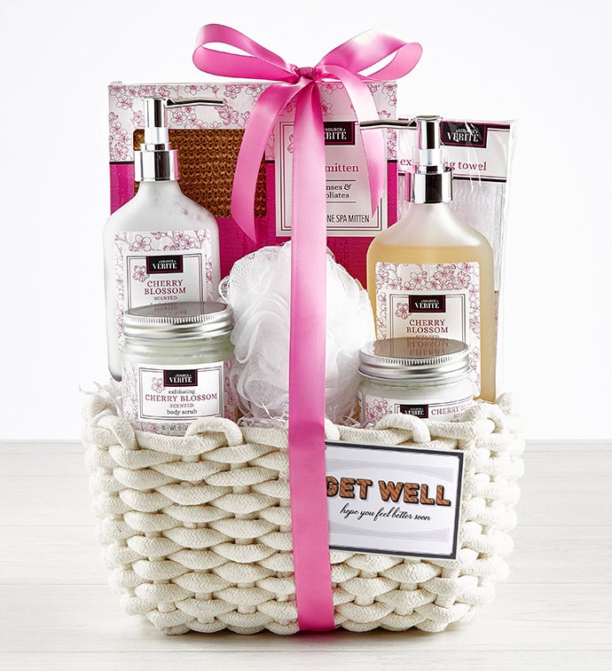 Soothing Cherry Blossom Spa Gift Basket