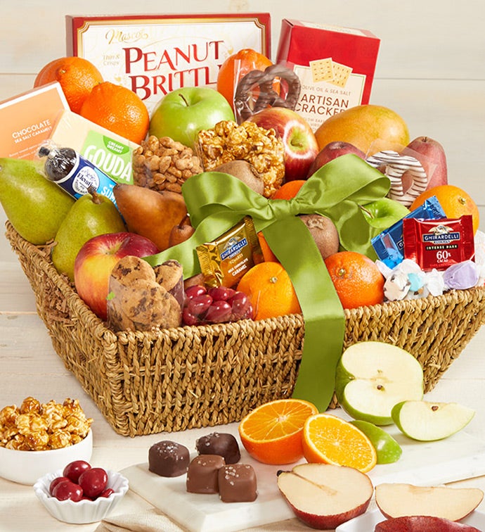 Distinctive Fruit Basket & Sweets Gift