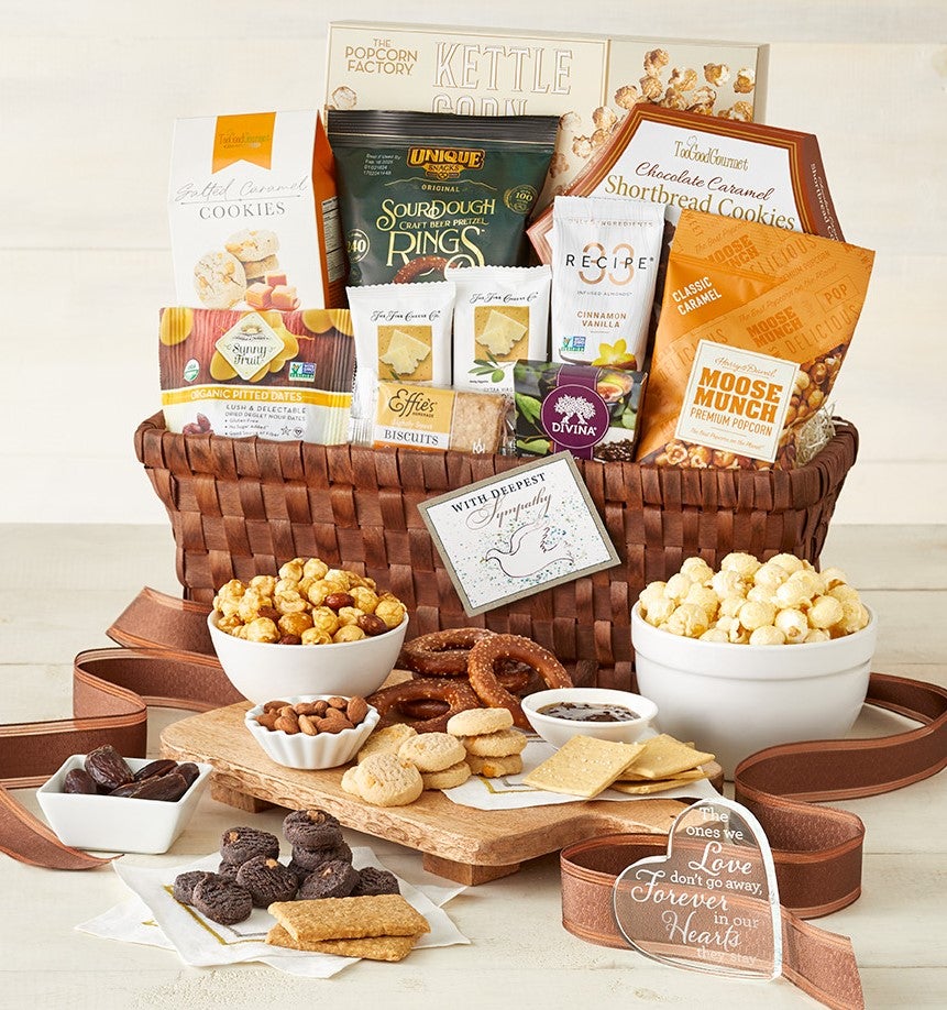 Classic Gourmet In Sympathy Gift Basket