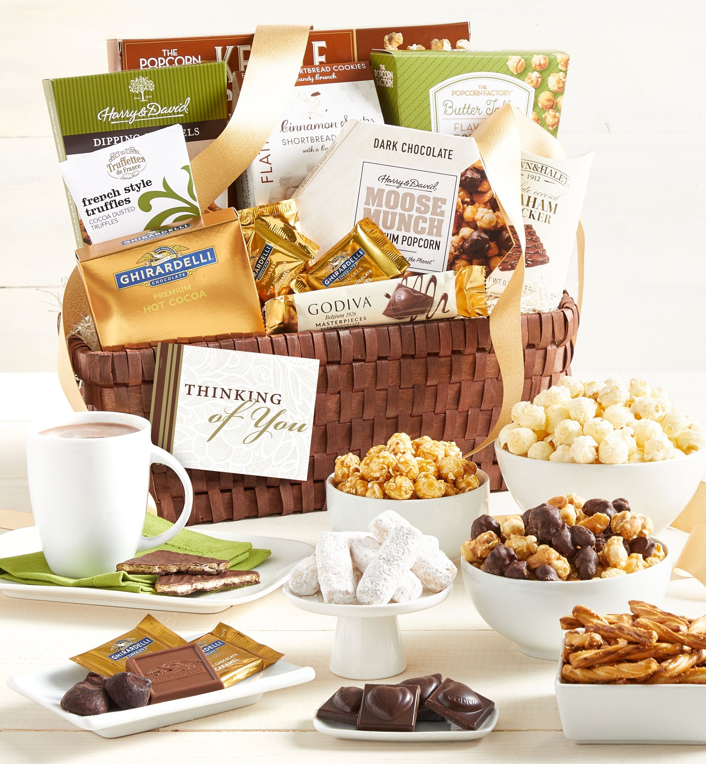 Deluxe Thinking of You Gift Basket of Treats | 1800Baskets.com