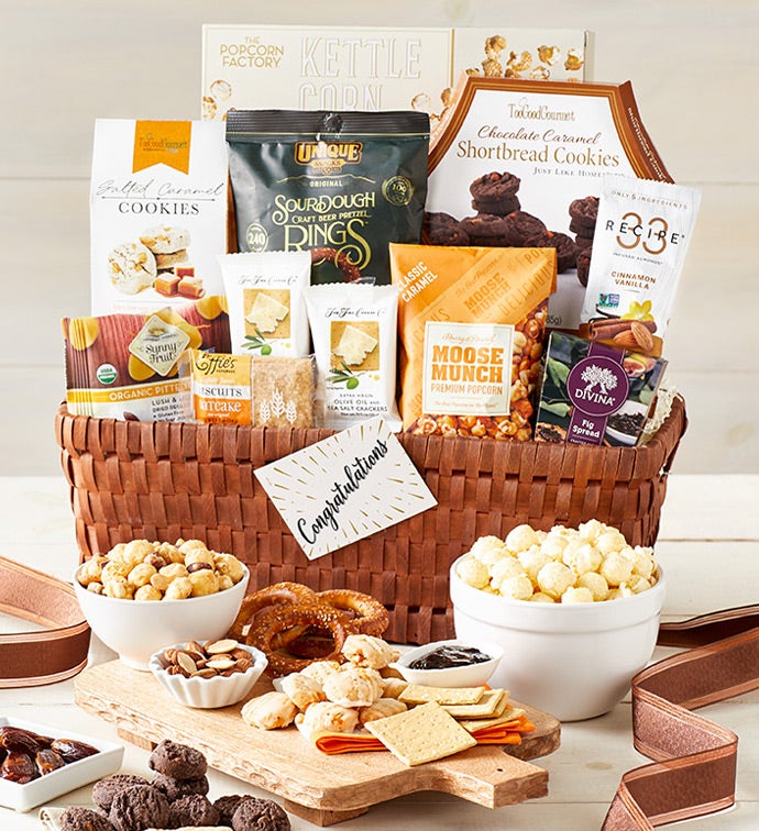 Classic Gourmet Congratulations! Gift Basket